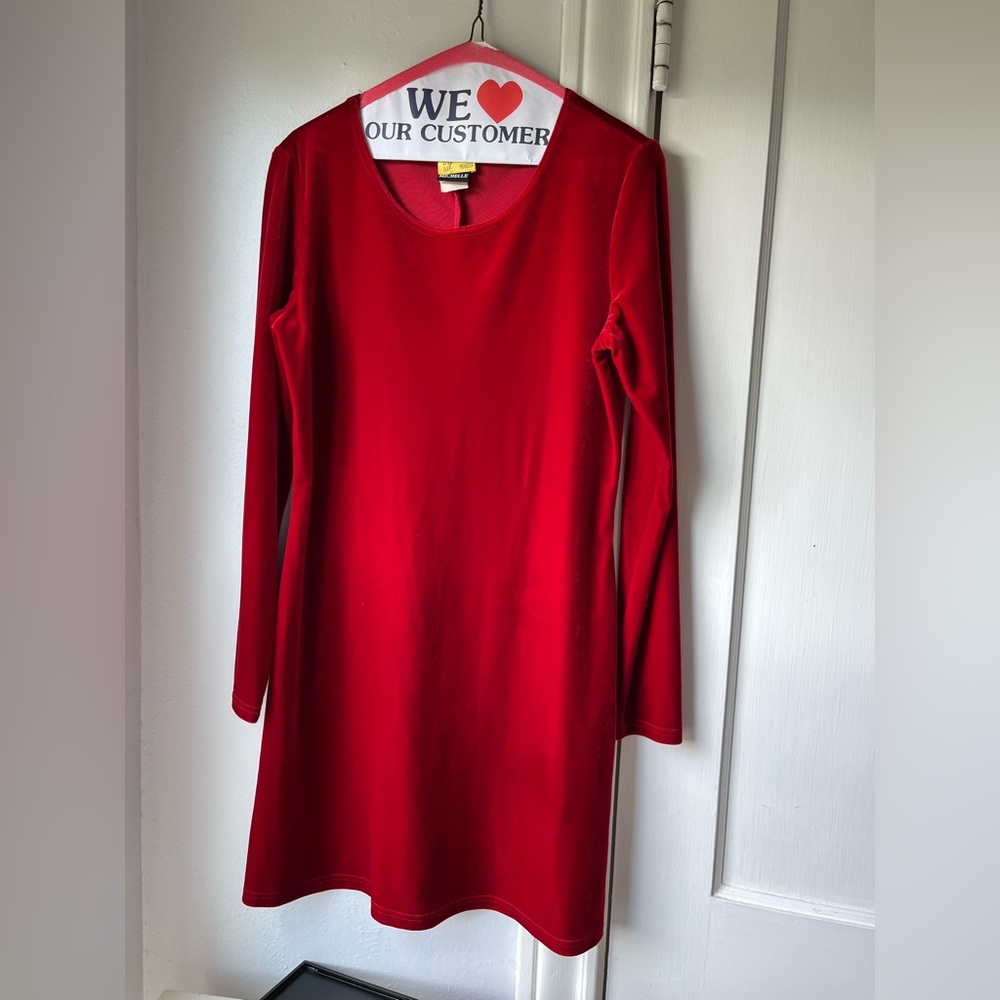 Long sleeve Red Dress